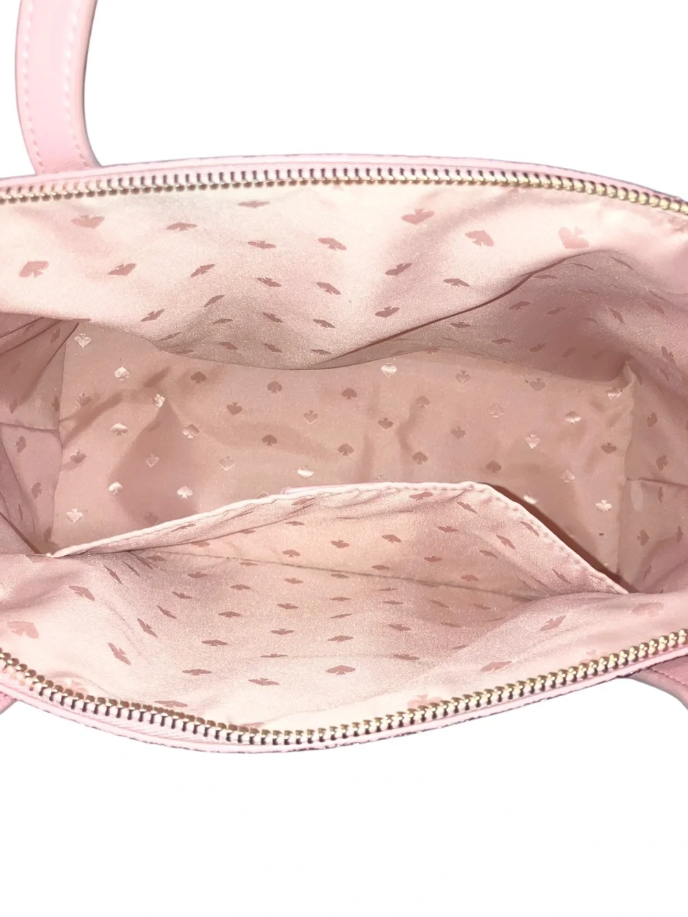 Kate Spade New York Flash Glitter Light Pink Tote Bag Saffiano K8706 NWOT